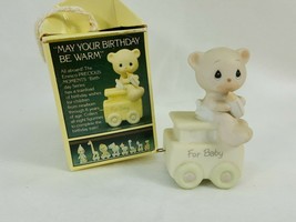 Precious Moments Birthday Series May your Birthday be Warm Bear For Baby... - $6.95