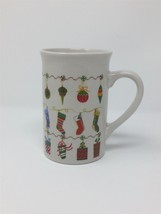 Royal Norfolk Christmas On a String Ceramic Coffee Tea Mug 12 oz Holiday - $11.95
