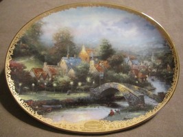 Lamplight County Collector Plate Thomas Kinkade Lamplight Village - $19.99