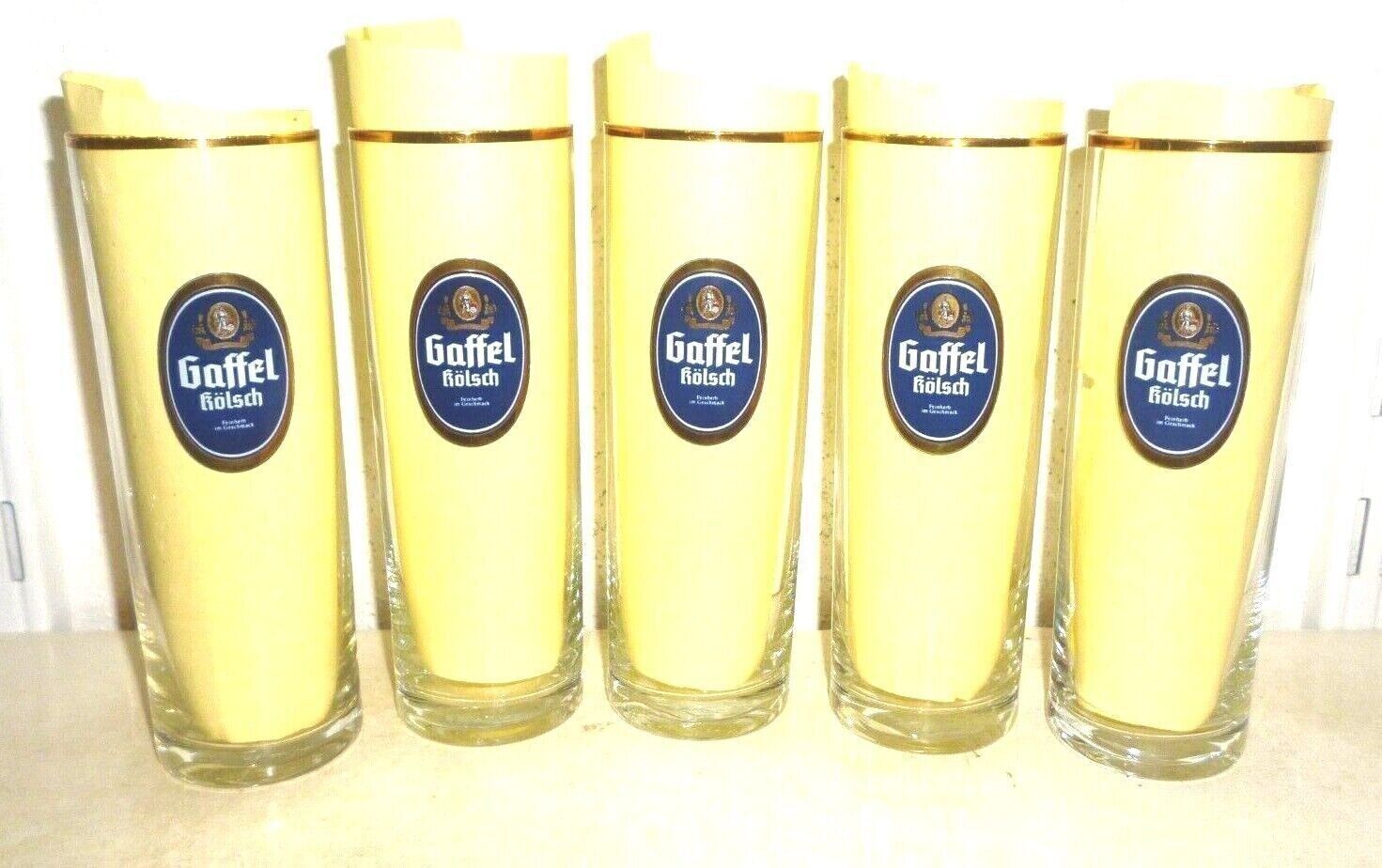 5 Dom Sester Sunner Gilden Gaffel Bremme Degraa Andmore Kolsch German Beer Glasses Germany