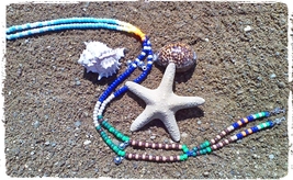 ISLAND PARADISE ~ HORSE RHYTHM BEADS ~ Horse Size / Approx. 54 Inches - $23.00