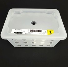 KUGGIS Box with lid, transparent black, 5x7x3 ¼ - IKEA