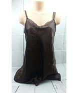 morgan taylor intimates brown nightgown size m bin30#56 - $26.89