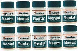 10 X Himalaya MENTAT 60 Tablets Enhances Memory and Learning Capacity FREE SHIP - $44.09
