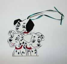 101 Dalmatians Vintage Painted Wooden Christmas Ornament 4in x 4in - $11.87