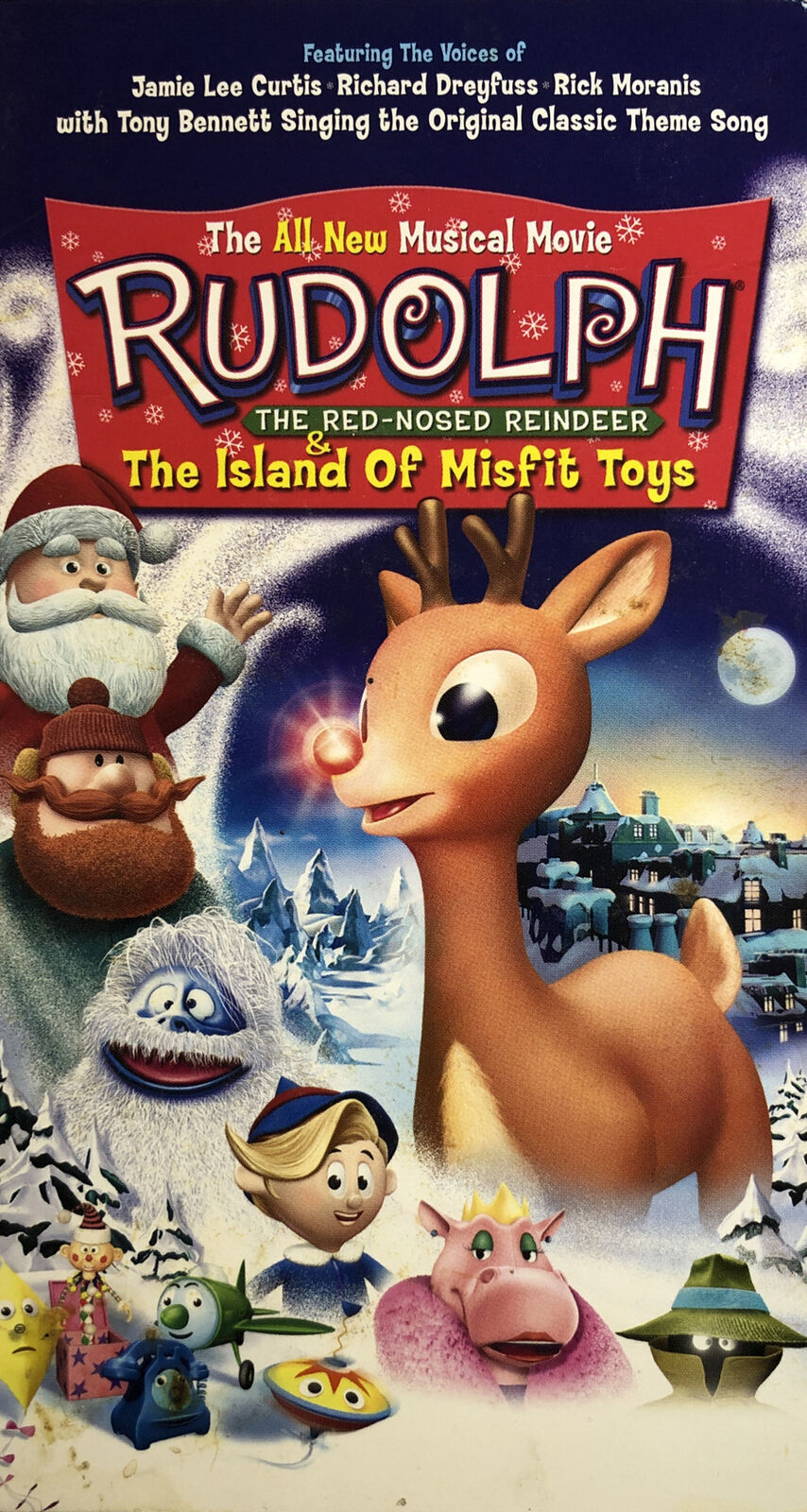 Rudolph The Island Of Misfits Toys(vhs 2001)tested-rare Vintage-ships N 