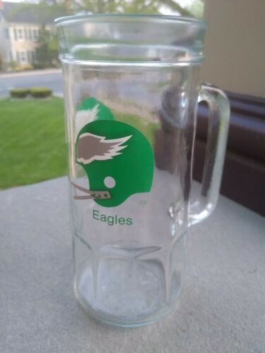 GREAT AMERICAN Philadelphia Eagles 34-fl oz Glass Team Color Beer Mug Set  of: 1 in the Drinkware department at