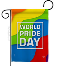 World Pride Garden Flag 13 X18.5 Double-Sided House Banner - $19.97