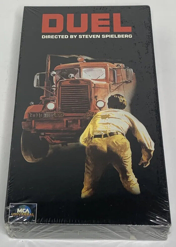 DUEL VHS Directed By Steven Spielberg Dennis Weaver 1971 Classic SEALED ...