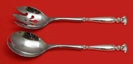 Romance of the Sea by Wallace Sterling Silver Salad Serving Set Pierced Custom - $177.31