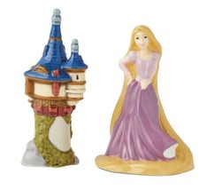 Walt Disney Rapunzel and Tower Ceramic Salt & Pepper Shakers Set NEW BOXED - $19.34