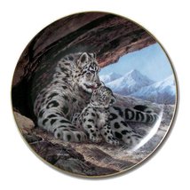 W.S George Fine China: The Snow Leopard [Bradford Exchange] Collector Plate - $45.00