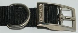 Valhoma 720 12 BK Dog Collar Black Single Layer Nylon 12 inches Package 1 image 3