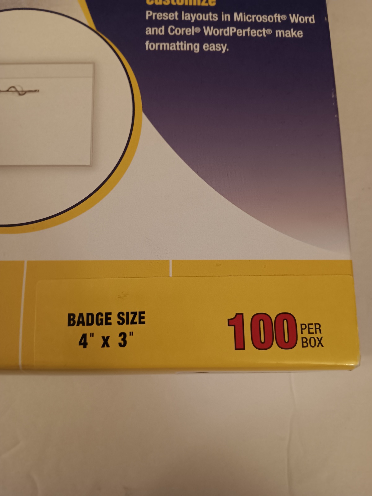 C-Line Pin Style Folded Name Badge Holder Kit