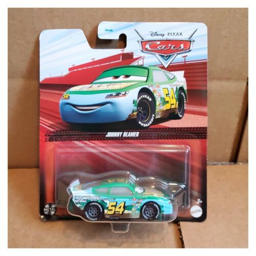 Mattel Disney Pixar Cars 2023 Johnny Blamer #54 Faux Wheel Drive Metal ...