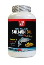omega-3 supplement - ALASKAN SALMON OIL 2000 - EPA and DHA fatty acids 1... - $25.19