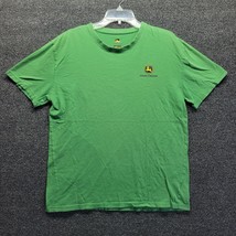John Deere T-Shirt Men&#39;s Sz L Green Short Sleeve Its How Well You Mow Fa... - $13.55