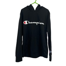 Champion Kids Black Long Sleeve Hooded Tee Size Small New - $13.55