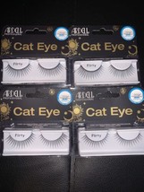 NEW! Lot of 4 Pair Ardell Professional Cat Eye Flirty Black False Faux Eyelashes - $12.99