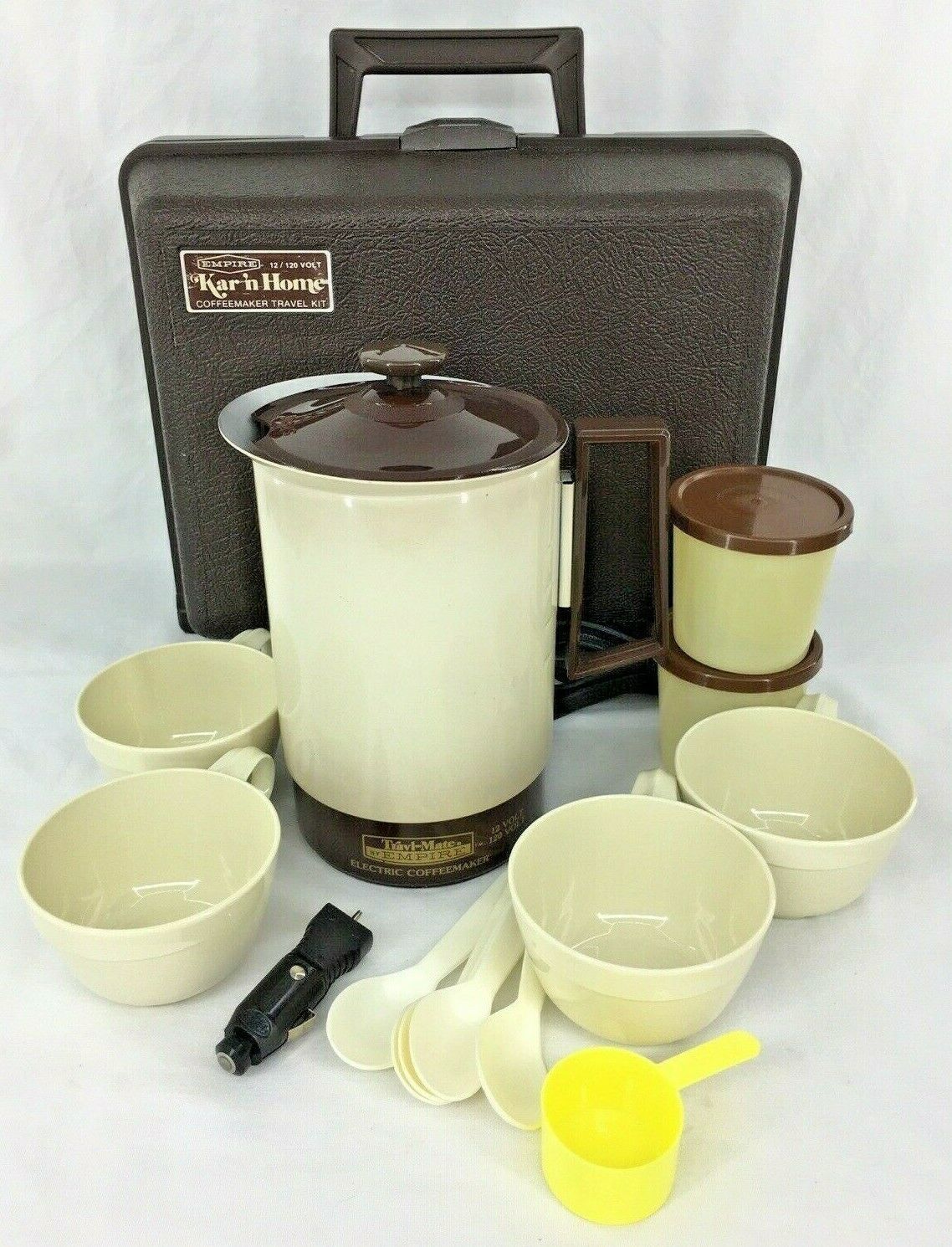 Vintage Empire Home 'n Away Travel Kit Coffee Maker RV Car Camping