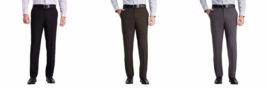 Haggar Men's Comfort Performance Stretch Straight Fit Pant - $23.36