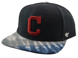 &#39;47 Cleveland Indians Team Color Truckin MLB Captain 2Tone Snapback Hat - $26.55