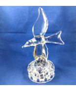 Cambridge Glass Seagull in Flight 9 inch Vintage From 1940&#39;s Crystal Cle... - $14.95