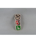 Moscow 1980 Olympic Pin - Sailing Misha on Top - Stamped Pin - $15.00