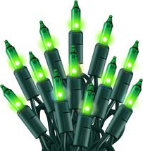 Green Christmas Lights with Green Wire 33FT 150 Count Incandescent Chris... - $45.37