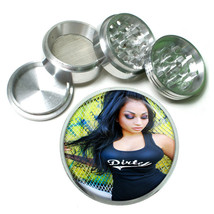 Chola Pin Up Girls D5 63mm Aluminum Kitchen Grinder 4 Piece Herbs & Spices - $13.81