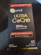 Qunol Ultra CoQ10, 200mg Extra Strength Ultra High Absorption 45 SoftGel... - $22.18