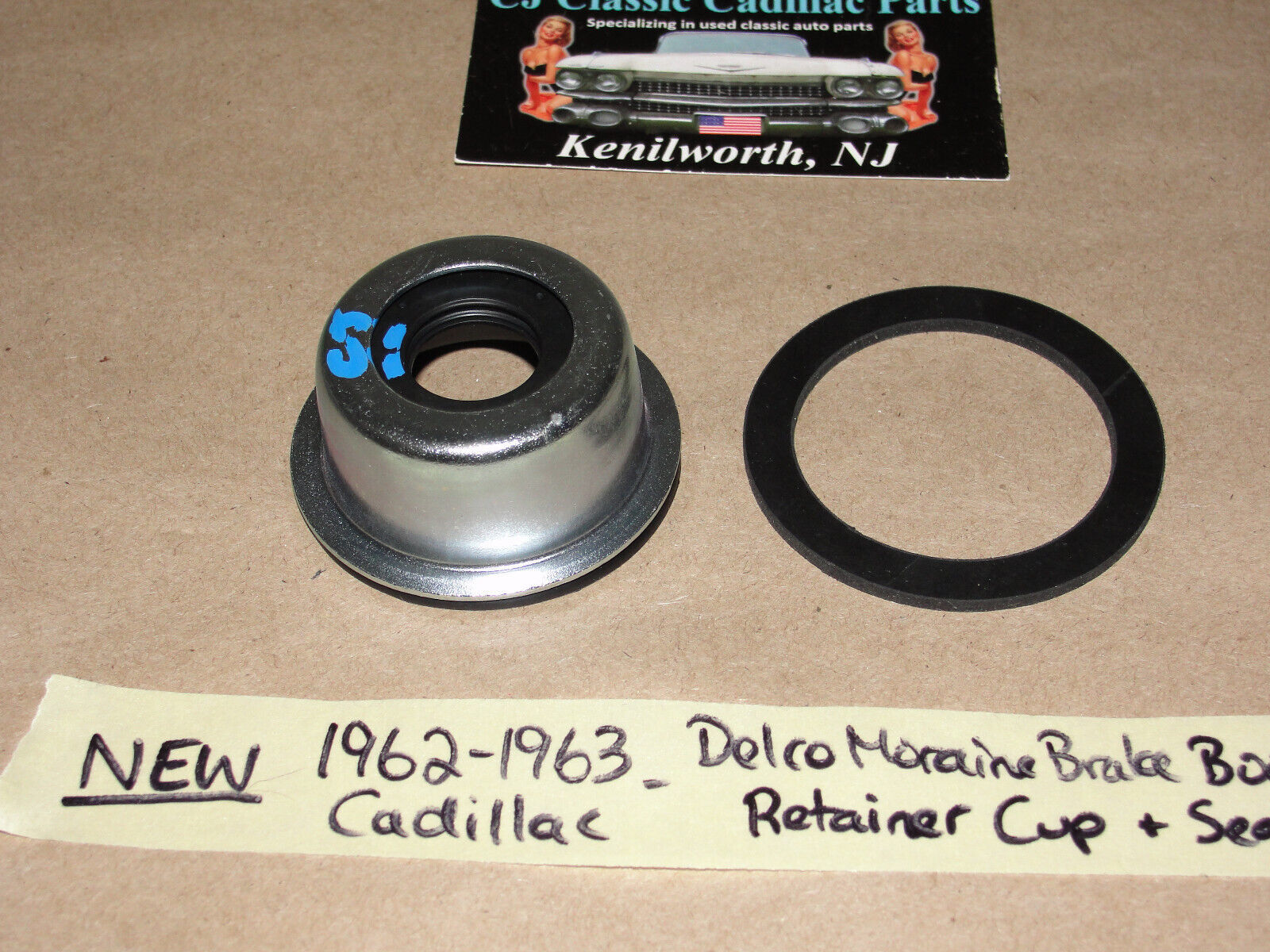 NEW 6263 CADILLAC DELCO MORAINE BRAKE BOOSTER PISTON DIAPHRAGM