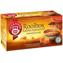 Teekanne South African ROOIBOS Tea:Cream & Caramel- 20 tea bags- FREE SHIP - $8.86