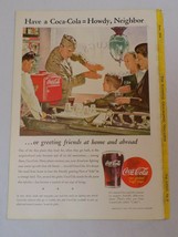 Coca Cola National Geographic Ad June 1944 Soda Fountain B-17 Flying For... - $15.83