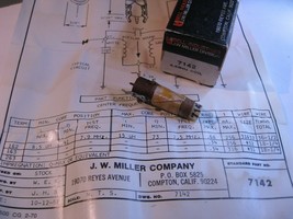 Miller 7142 Coil Tunable Core Transformer 4.5MHz Trap - NOS Qty 1 - $14.24
