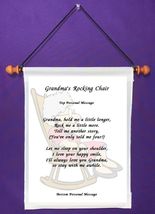 Grandma&#39;s Rocking Chair - Personalized Wall Hanging (532-1) - $18.99
