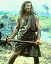 Braveheart Mel Gibson Holding Axe 16x20 Canvas Giclee - $69.99