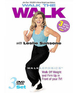 Walk the Walk with Leslie Sansone - 3 Pack (DVD, 2002, 3-Disc Set)  BRAN... - $12.99