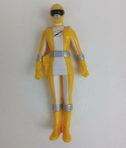 2008 Bandai Power Rangers Operation Overdrive Yellow Ranger 3.25" Vinyl Figure  - $19.39