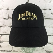 Jim Beam Black Mens OSFA Hat Strapback Advertising Ball Cap 100% Cotton  - $14.84