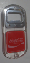 Coca Cola Square Logo Acrylic Bottle Opener - $4.46