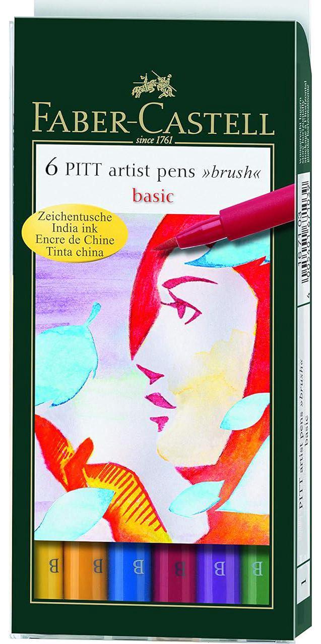 Kingart Pro Extra Fine Point Acrylic Paint Pen Markers, Silver & Gold, Set of 6 (3 Each)