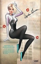 Nathan Szerdy SIGNED Marvel Comics Spiderman Art Print ~ Gwen Stacy Spid... - $25.73