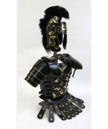NauticalMart Roman Black Muscle Armor Cuirass Set W/Shoulders And Helmet... - $329.00