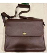 Coach 0544 Compact Organizer Brief Vintage Leather Mahogany Briefcase Un... - $229.00