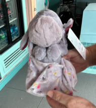 Disney Parks Baby Eeyore in a Hoodie Pouch Blanket Plush Doll New image 2