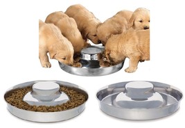 High Quality Stainless Steel Multi Puppy Litter Feeder Dish Bowl - Choos... - $27.34+
