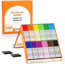 MemOffice 142 Colors Dual Tip Artist Alcohol Markers Set with Carrying Case - Perfect for Coloring, Drawing, Sketching, Card Making and Illustration