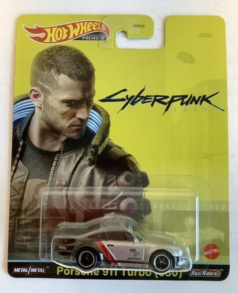 NEW Hot Wheels HCP04 Premium Cyberpunk PORSCHE 911 TURBO (930) 1:64 Die ...