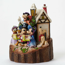 Jim Shore Disney Mickey, Pluto, Donald Duck- Carved by Heart #4046025 7.25" H image 2